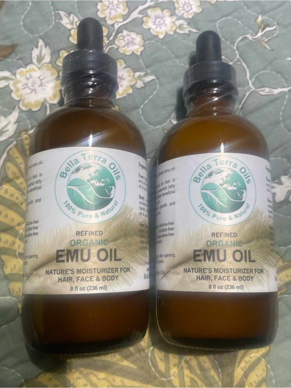 Organic Emu Oil - Natural Skin & Hair Moisturizer
